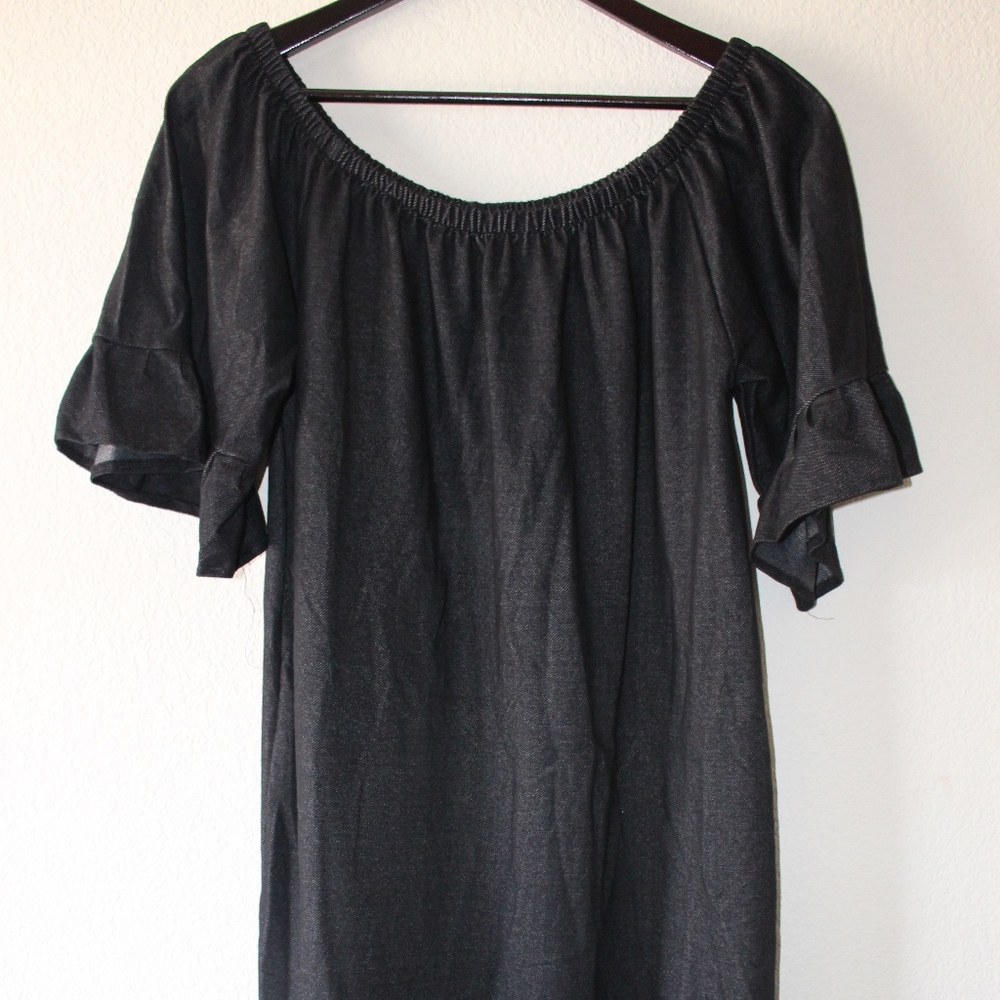 Off Shoulder Ruffles Dress